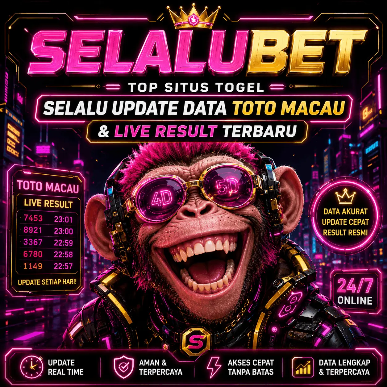 SELALUBET - Top Situs Togel Selalu Update Data Toto Macau & Live Result Terbaru